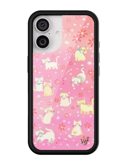 Wildflower iPhone case 17 Claire Drake Cats Collab Pink Cute