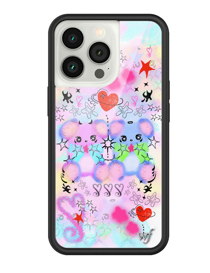 Wildflower Cotton Candy Teddies iPhone 13 Pro Case