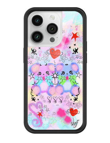 Wildflower Cotton Candy Teddies iPhone 14 Pro Case