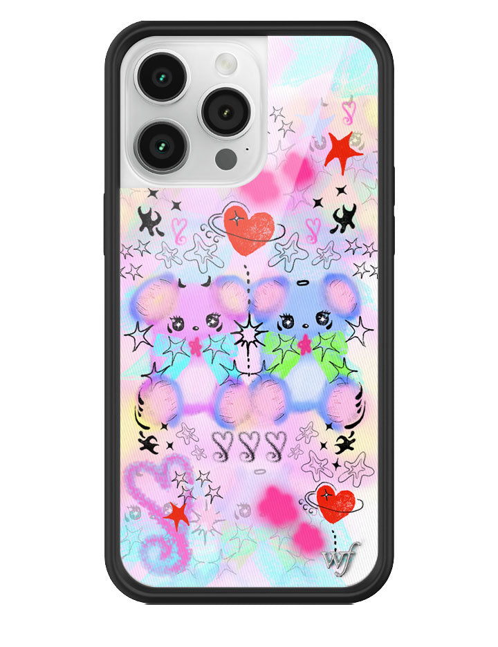 Wildflower Cotton Candy Teddies iPhone 14 Pro Max Case