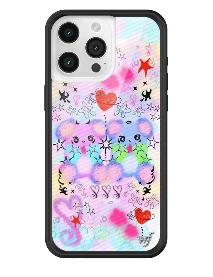 Wildflower Cotton Candy Teddies iPhone 15 Pro Max Case