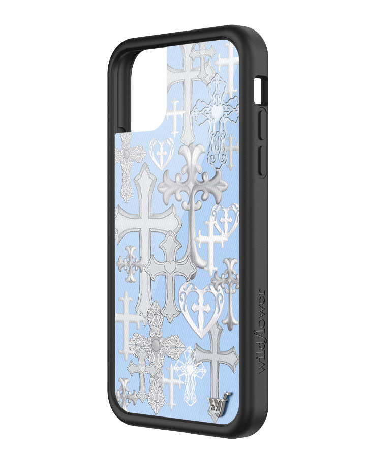 Wildflower Cross Girl iPhone 11 Case