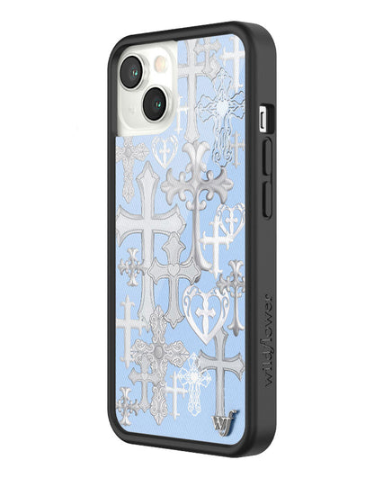 Wildflower Cross Girl iPhone 13 Case