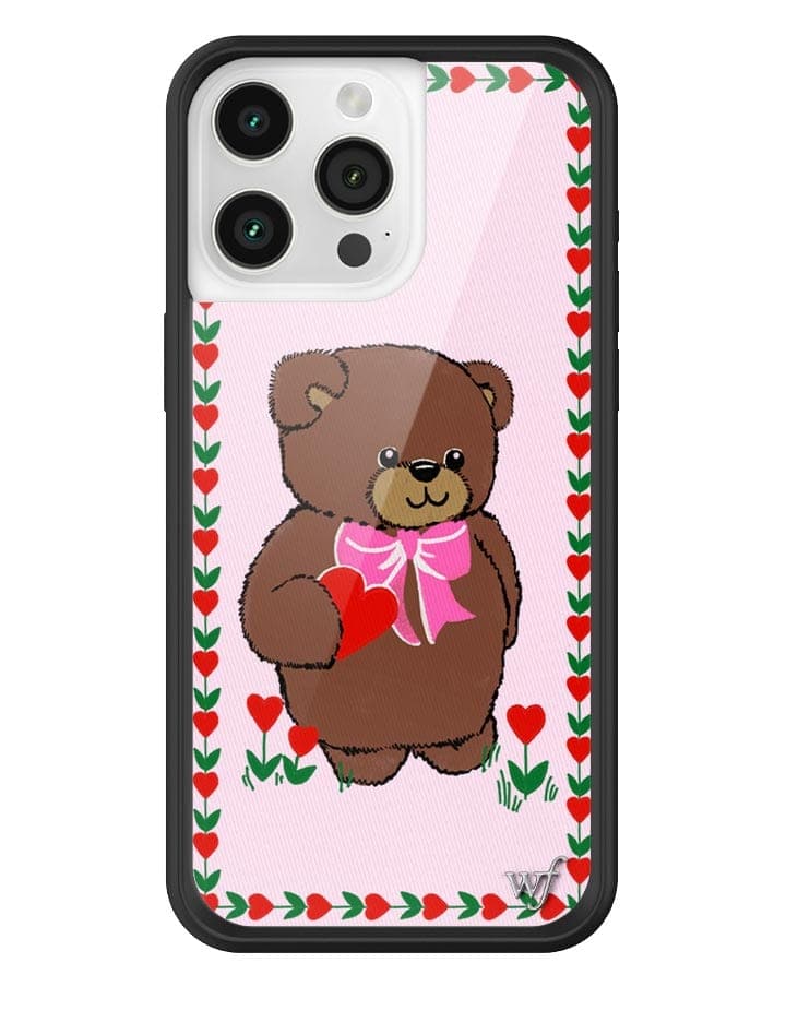 Wildflower Danielle Guizio Teddy Bear iPhone 15 Pro Max Case