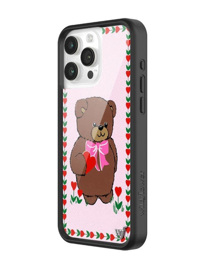 Wildflower Danielle Guizio Teddy Bear iPhone 15 Pro Max Case