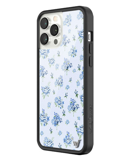 Wildflower Forget Me Not Floral iPhone 13 Pro Max Case