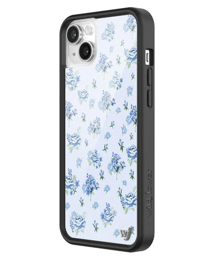 Wildflower Forget Me Not Floral iPhone 14 Plus Case