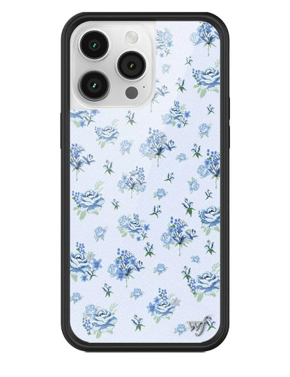 Wildflower Forget Me Not Floral iPhone 14 Pro Max Case