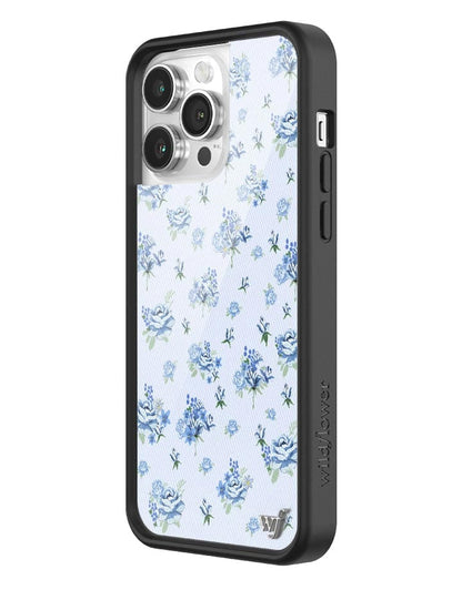 Wildflower Forget Me Not Floral iPhone 14 Pro Max Case