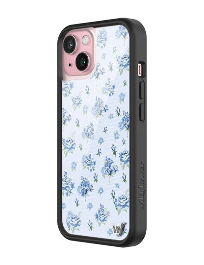 Wildflower Forget Me Not Floral iPhone 15 Case