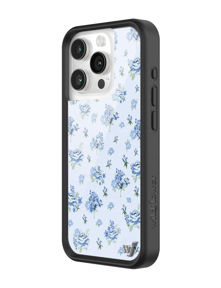 Wildflower Forget Me Not Floral iPhone 15 Pro Case