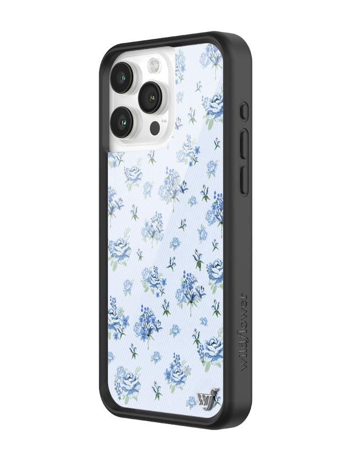 Wildflower Forget Me Not Floral iPhone 15 Pro Max Case