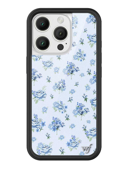 Wildflower Forget Me Not Floral iPhone 16 Pro Case