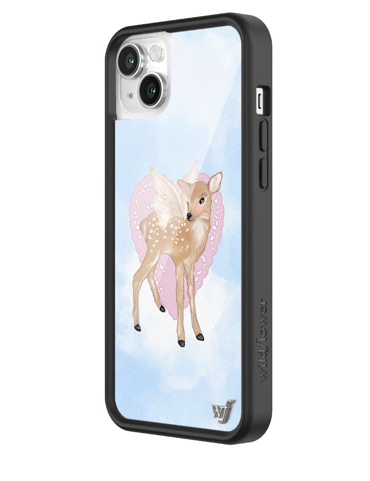 Wildflower Fawn Angel iPhone 14 Plus Case