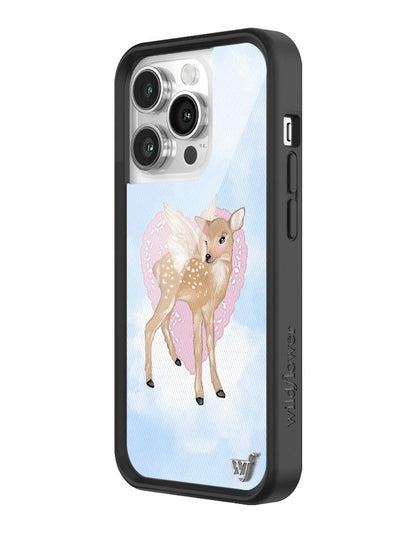 Wildflower Fawn Angel iPhone 14 Pro Case