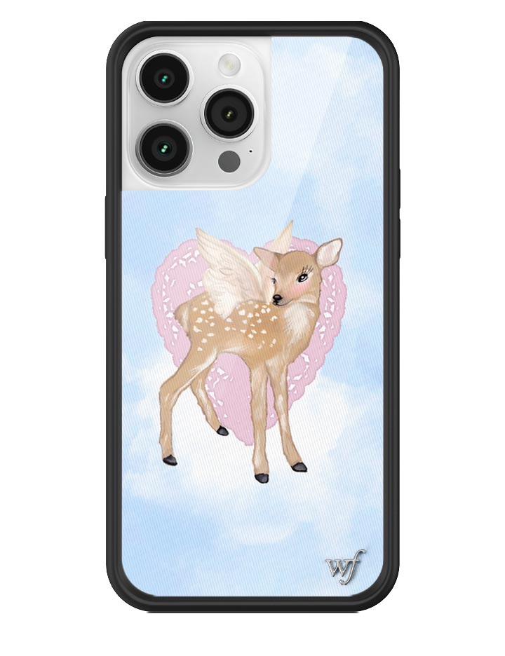 Wildflower Fawn Angel iPhone 14 Pro Max Case