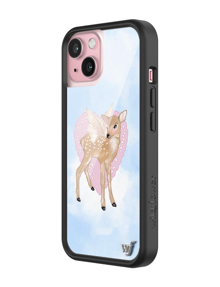 Wildflower Fawn Angel iPhone 15 Case