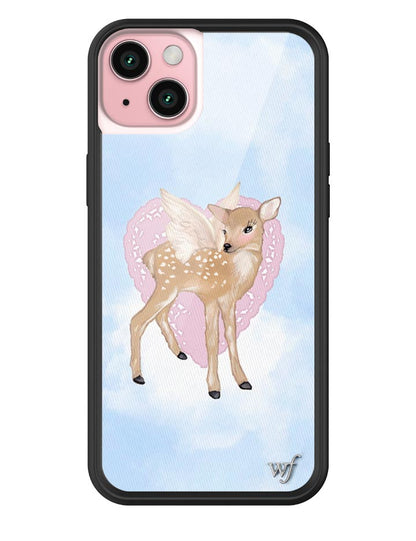 Wildflower Fawn Angel iPhone 15 Plus Case