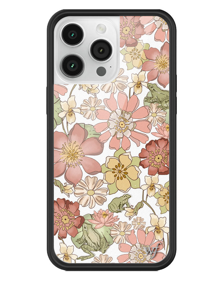 Wildflower Lilypad Floral iPhone 14 Pro Max Case