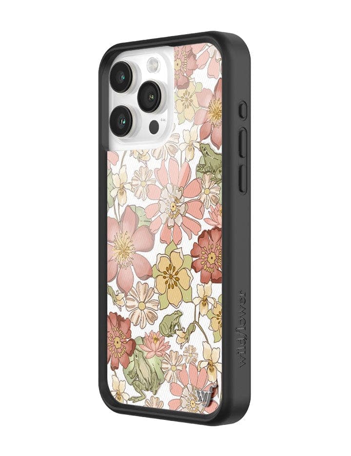 Wildflower Lilypad Floral iPhone 15 Pro Max Case