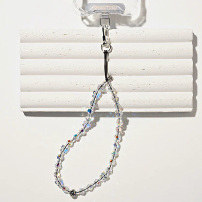 Flutter Drip Crystal Wristlet Phone Strap