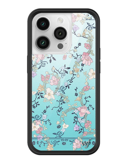 Wildflower Gallery Girlie Blue iPhone 14 Pro Case