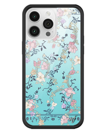 Wildflower Gallery Girlie Blue iPhone 14 Pro Max Case