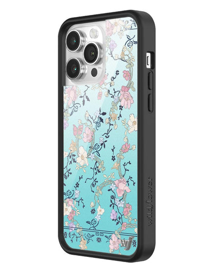 Wildflower Gallery Girlie Blue iPhone 14 Pro Max Case