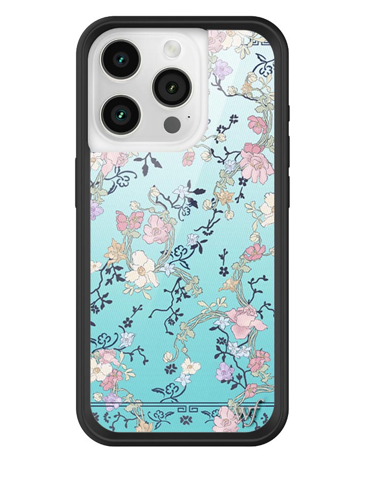 Wildflower Gallery Girlie Blue iPhone 15 Pro Case