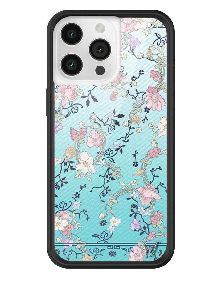 Wildflower Gallery Girlie Blue iPhone 15 Pro Max Case