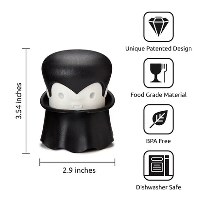 Gracula figurine by OTOTO, 3.54x2.9, food grade, BPA-free, dishwasher safe.