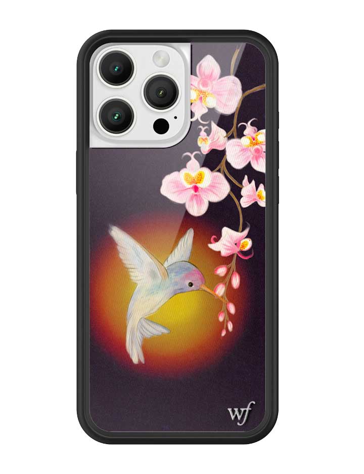 Wildflower iPhone case 16 Pro Max Hummingbird Animal Cute