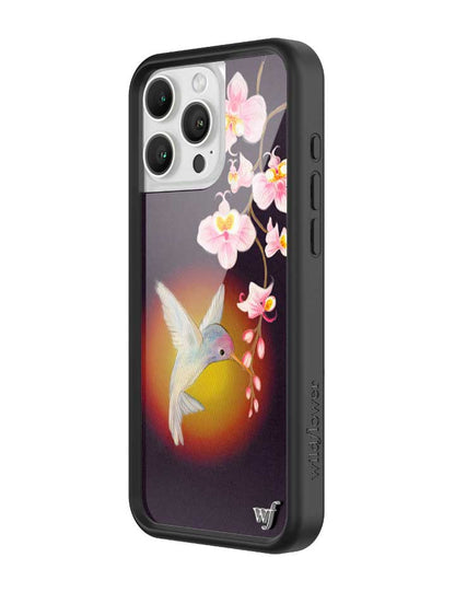 Wildflower iPhone case 16 Pro Max Hummingbird Animal Cute