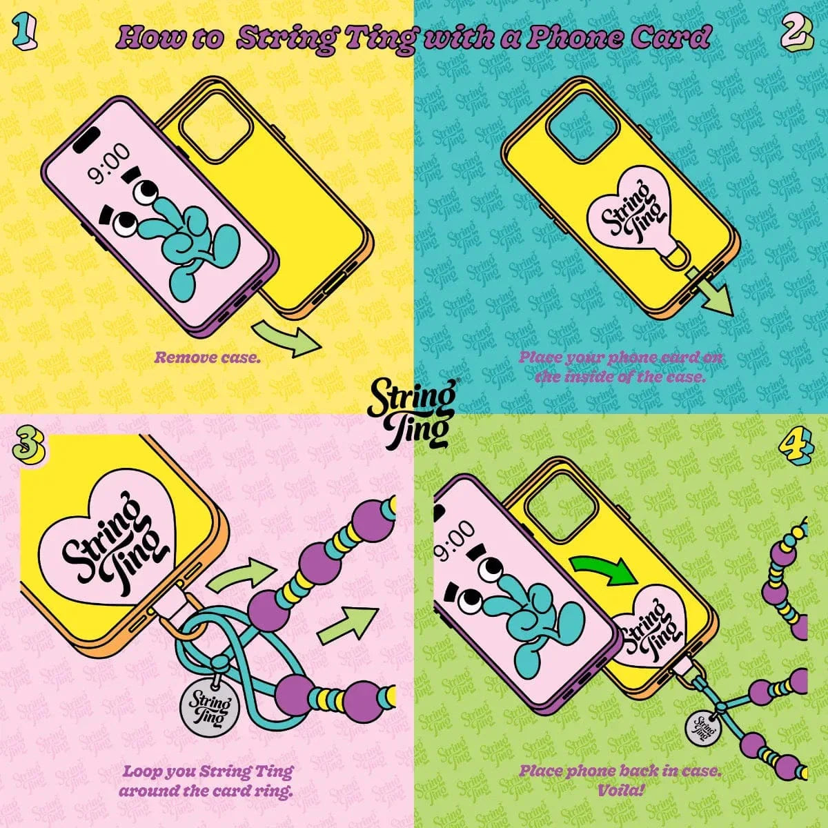 Spiritual Firewall: Overjoy.exe Wristlet Phone Strap