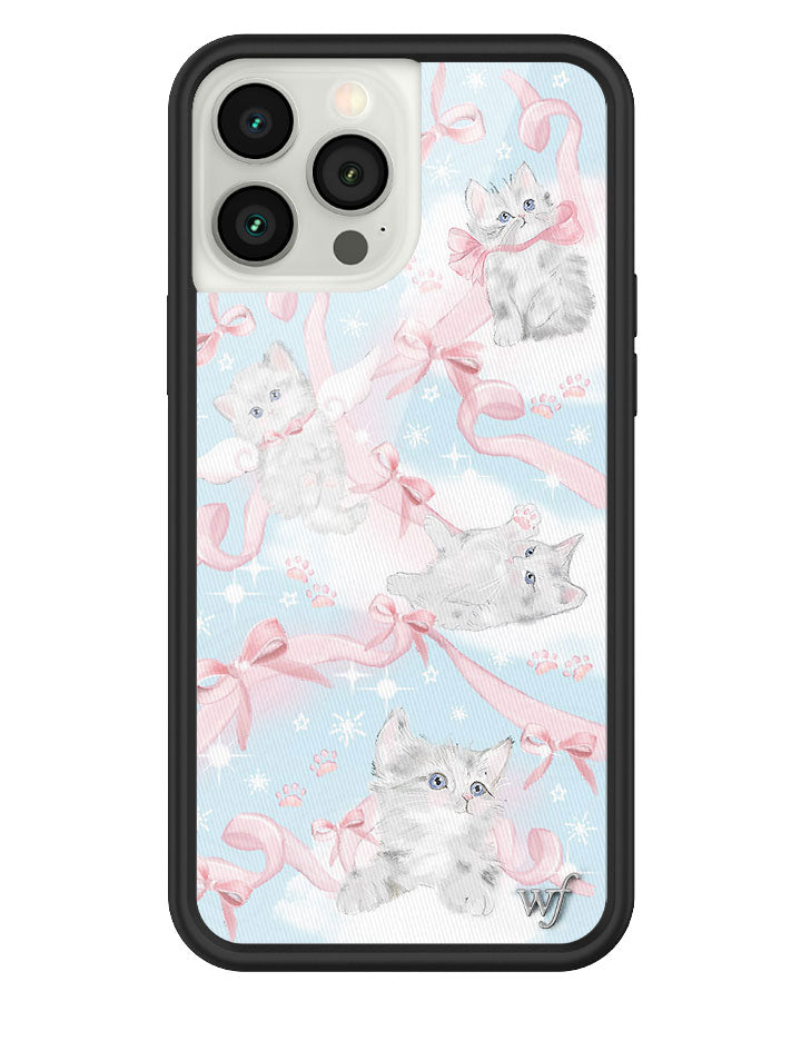 wildflower kitten around iphone 13promax case