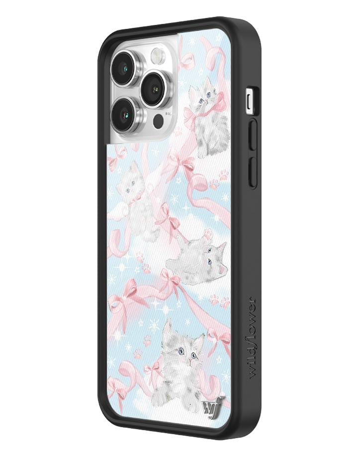 wildflower kitten around iphone 14promax case