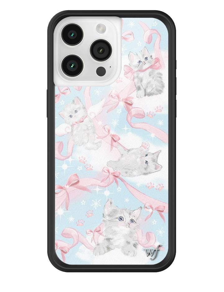 wildflower kitten around iphone 15promax case