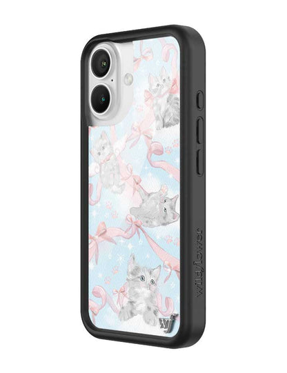 Wildflower Kitten Around iPhone 16 Case