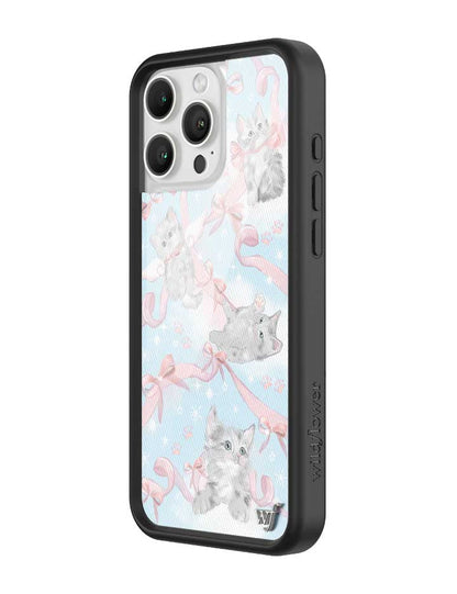 Wildflower Kitten Around iPhone 16 Pro Max Case