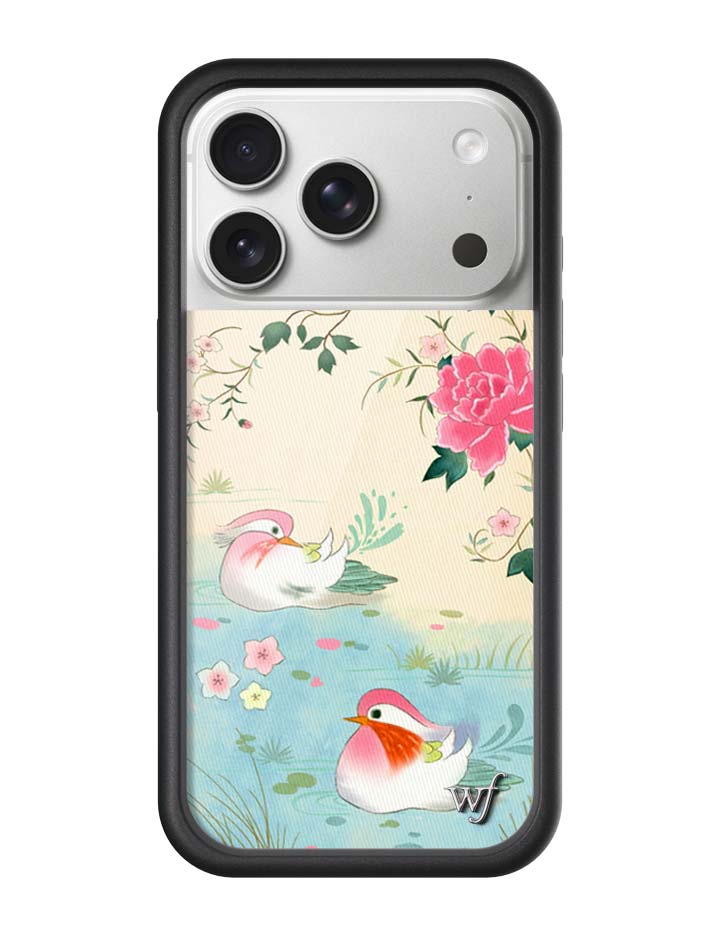 Wildflower iPhone case 17 Pro Lovers Lagoon Pastel Cute