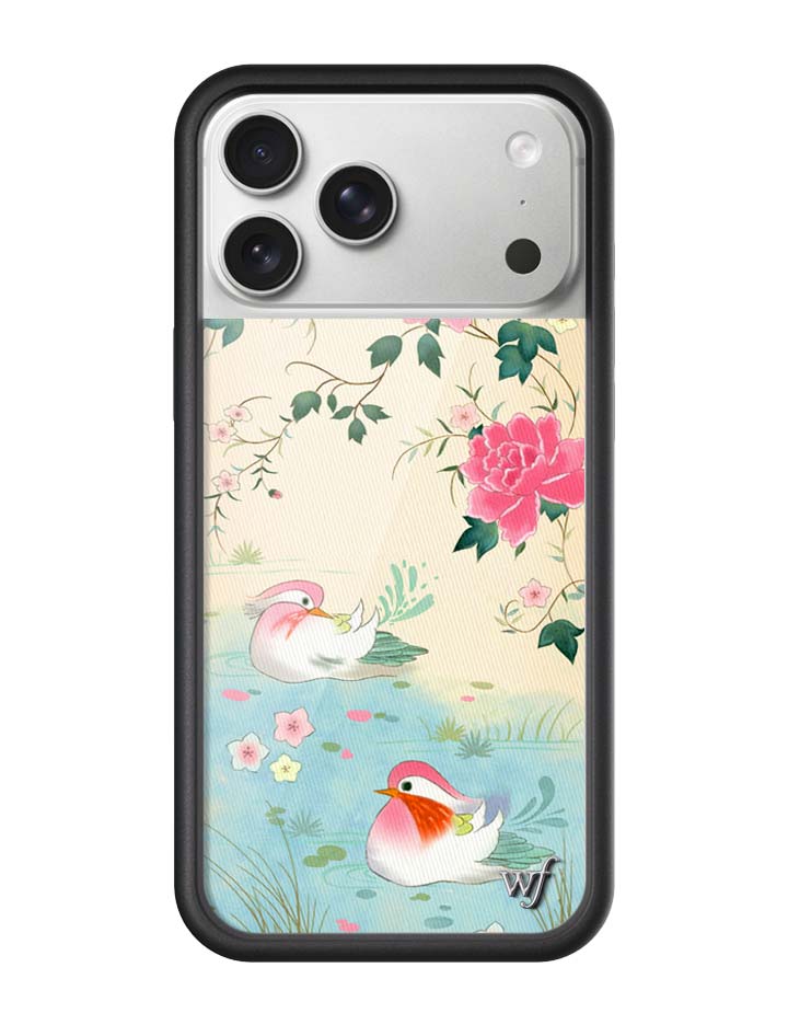 Wildflower iPhone case 17 Pro Max Lovers Lagoon Pastel Cute