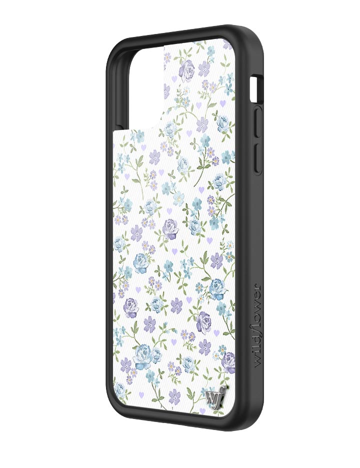 Wildflower Lilac And Blue Floral iPhone 11 Case