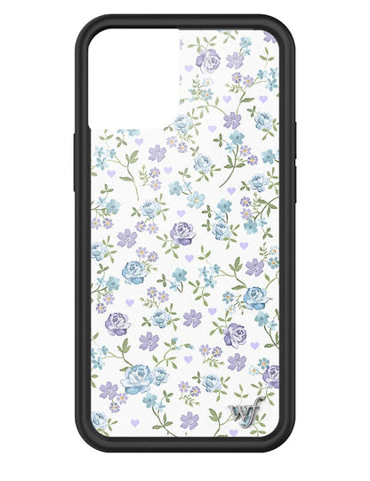 Wildflower Lilac And Blue Floral iPhone 13 Mini Case