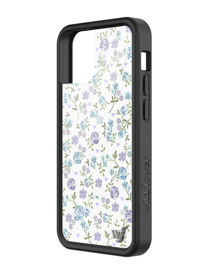 Wildflower Lilac And Blue Floral iPhone 13 Mini Case