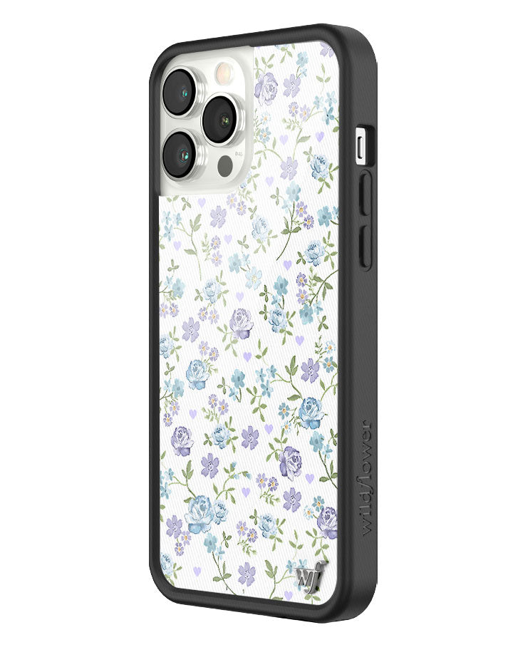 Wildflower Lilac And Blue Floral iPhone 13 Pro Max Case