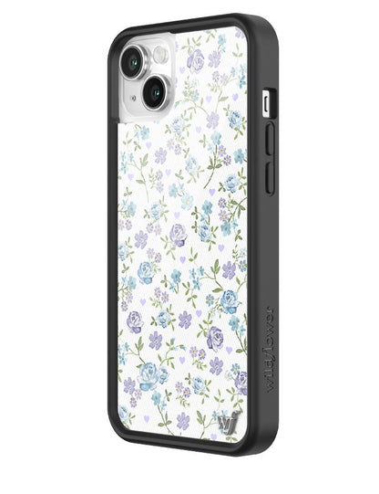 Wildflower Lilac And Blue Floral iPhone 14 Plus Case