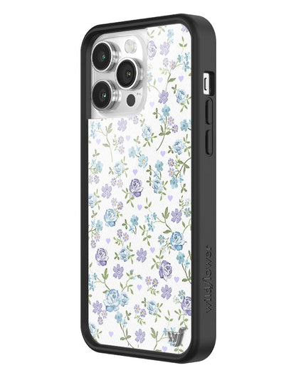 Wildflower Lilac And Blue Floral iPhone 14 Pro Max Case