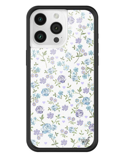 Wildflower Lilac And Blue Floral iPhone 15 Pro Max Case