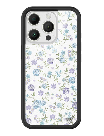 Wildflower Lilac And Blue Floral iPhone 16 Pro Case