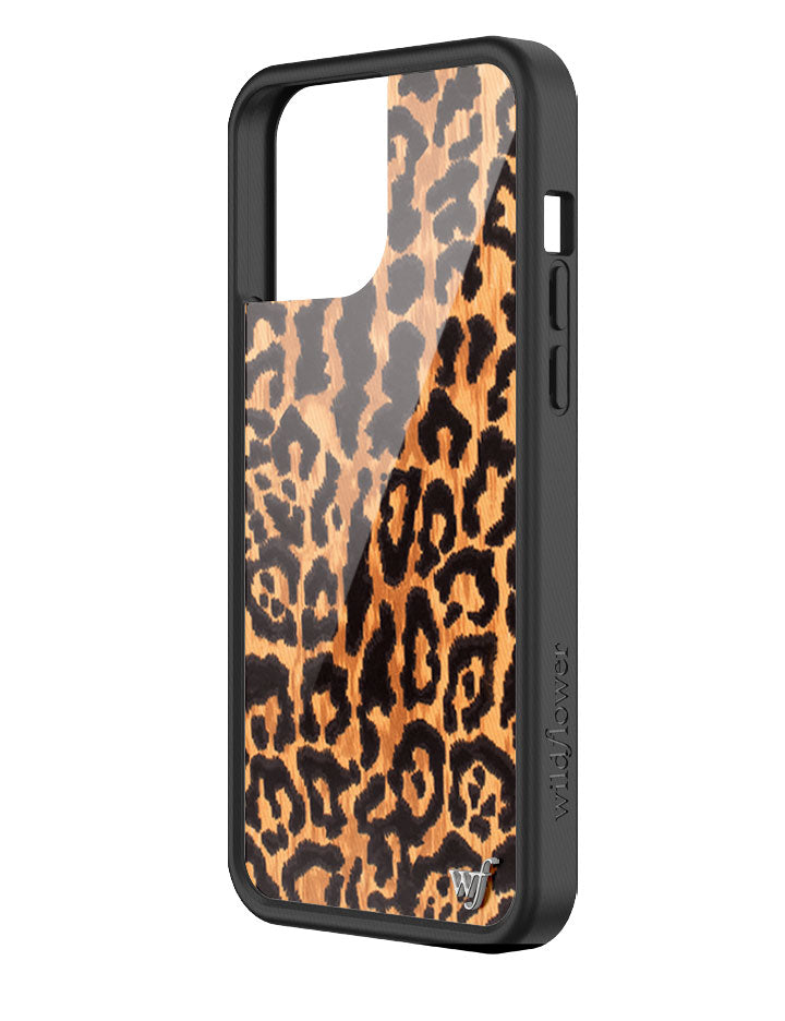 Wildflower Leopard Love iPhone 13 Pro Max Case